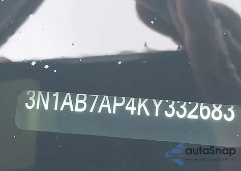 2019 Nissan Sentra S z USA, uszkodzony, nr VIN 3N1AB7AP4KY332683